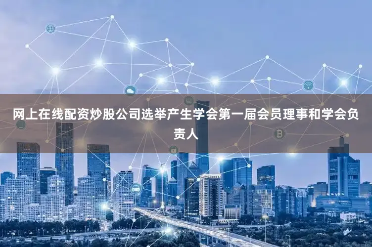 网上在线配资炒股公司选举产生学会第一届会员理事和学会负责人